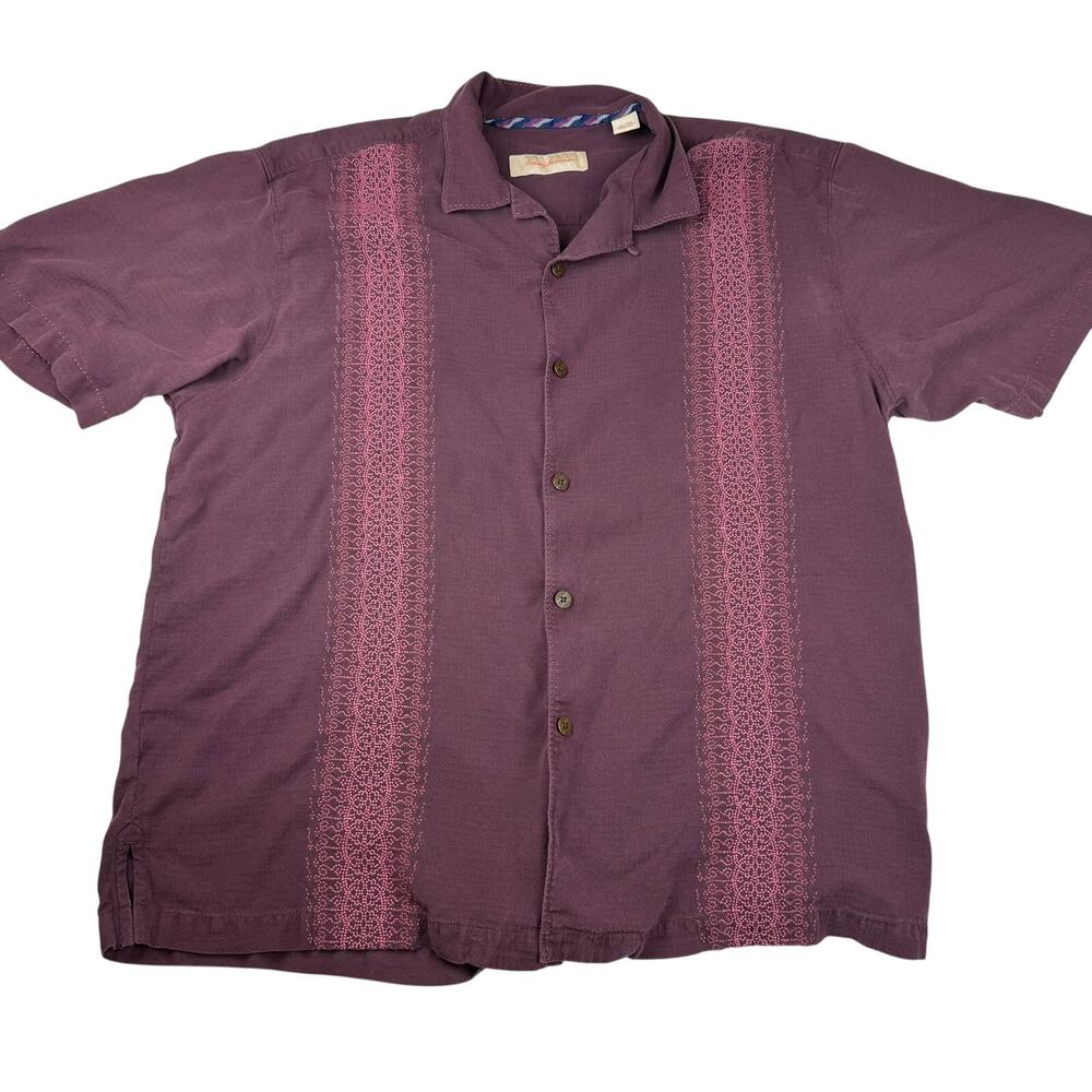 Tommy Bahama Silk Camp Shirt - Size XL - Great Style!